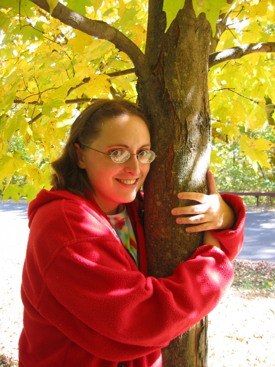 Tree hugger \n (Click for next picture)